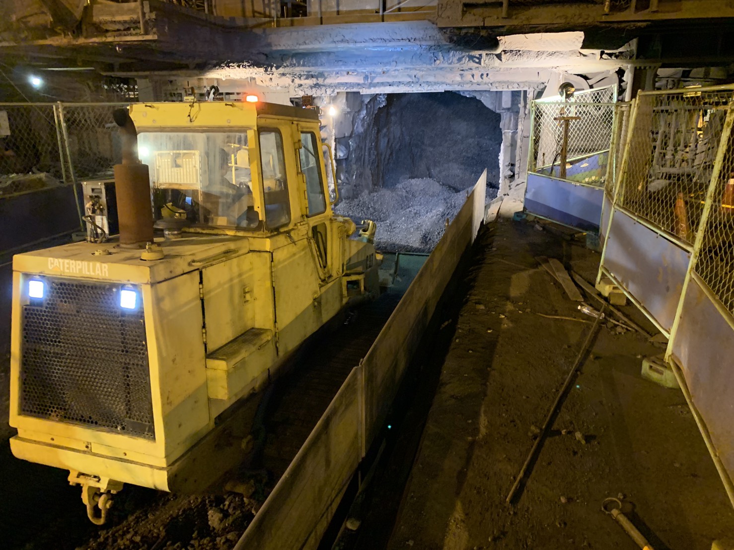 Materials excavation in the furnace