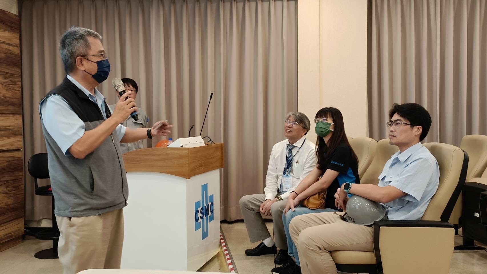歡迎「勞動力發展署高屏澎東分署綜合銲接班」蒞臨中機參訪