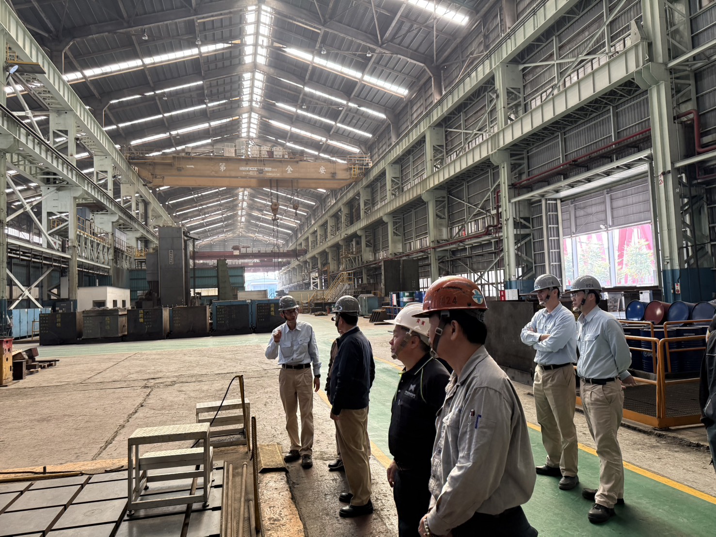 歡迎先鋒機械公司團隊✦來訪中機廠驗